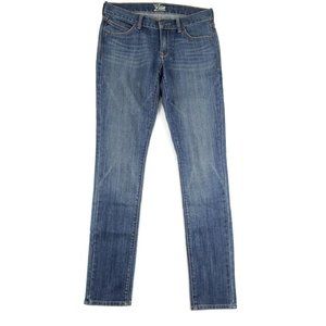Old Navy Womens The Diva Slim Skinny Jeans Light Denim Low Rise Size 4 Long